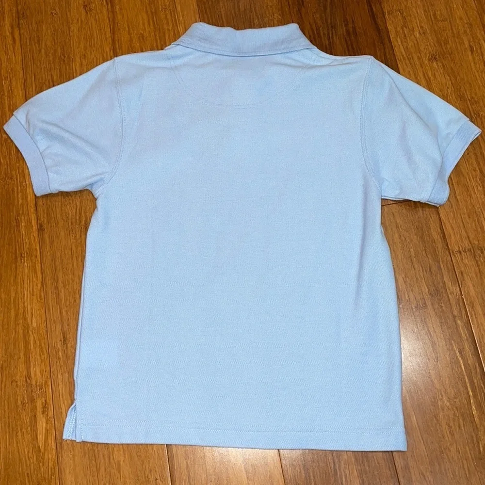 Boys blue polo shirt with embroidered bunny sizes 6 & 10 NWOT